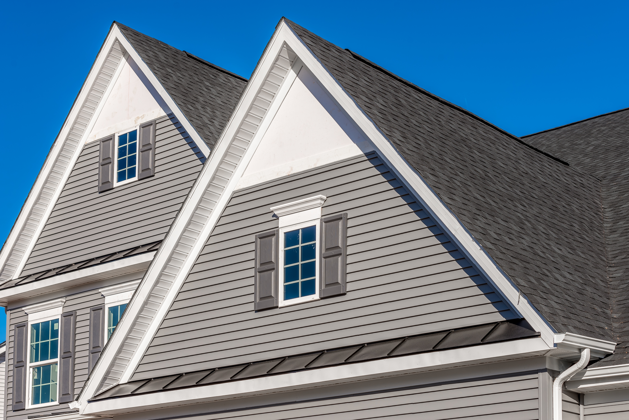 House with grey siding